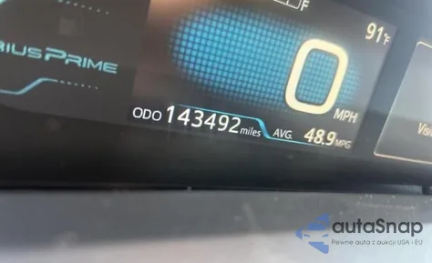 2017 Toyota Prius Prime z USA, uszkodzony, nr VIN JTDKARFP1H3005961